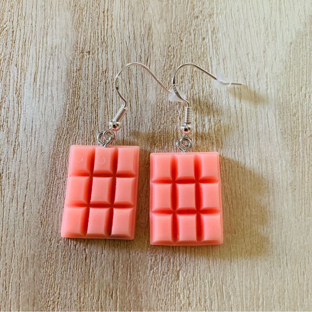3/15$ Super cute handmade earrings 925 silver pastry sweets bread - Picture 2 of 7